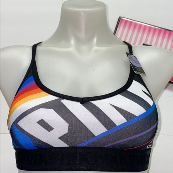NEW VICTORIA SECRET SPORT BRA removable padded - Picture 1 of 4